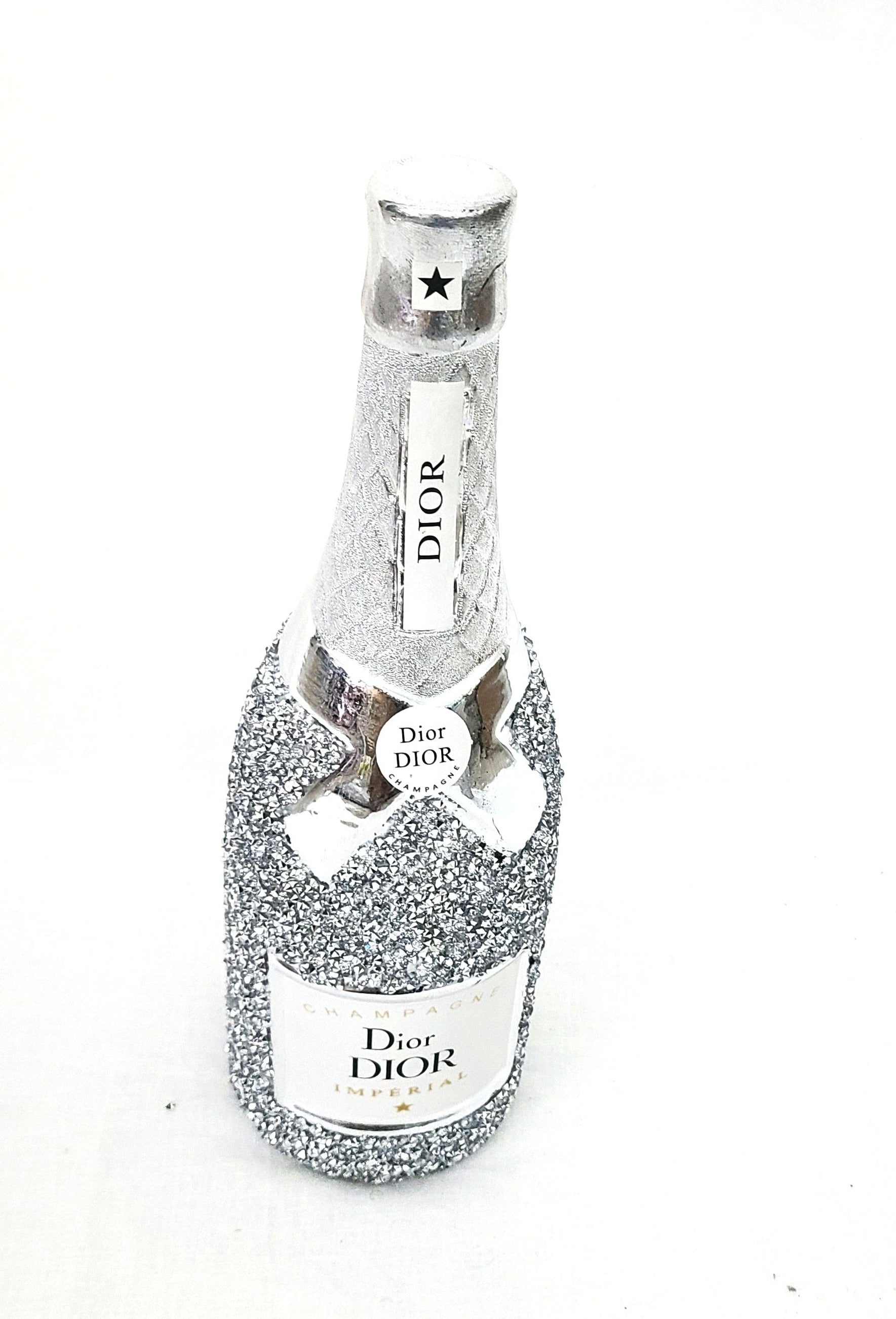 Crushed Diamond Liquor Bottle Figurine – Crystal Dior Home Decor